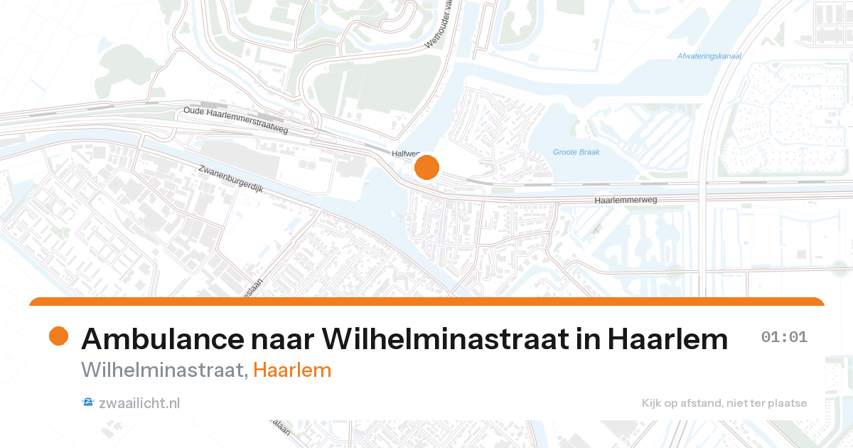Ambulance naar Wilhelminastraat in Haarlem — 7 feb 2026