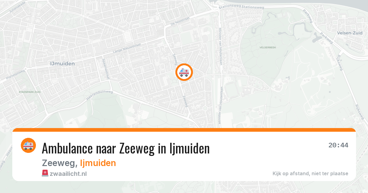 Ambulance naar Zeeweg in Ijmuiden — 19 feb 2026