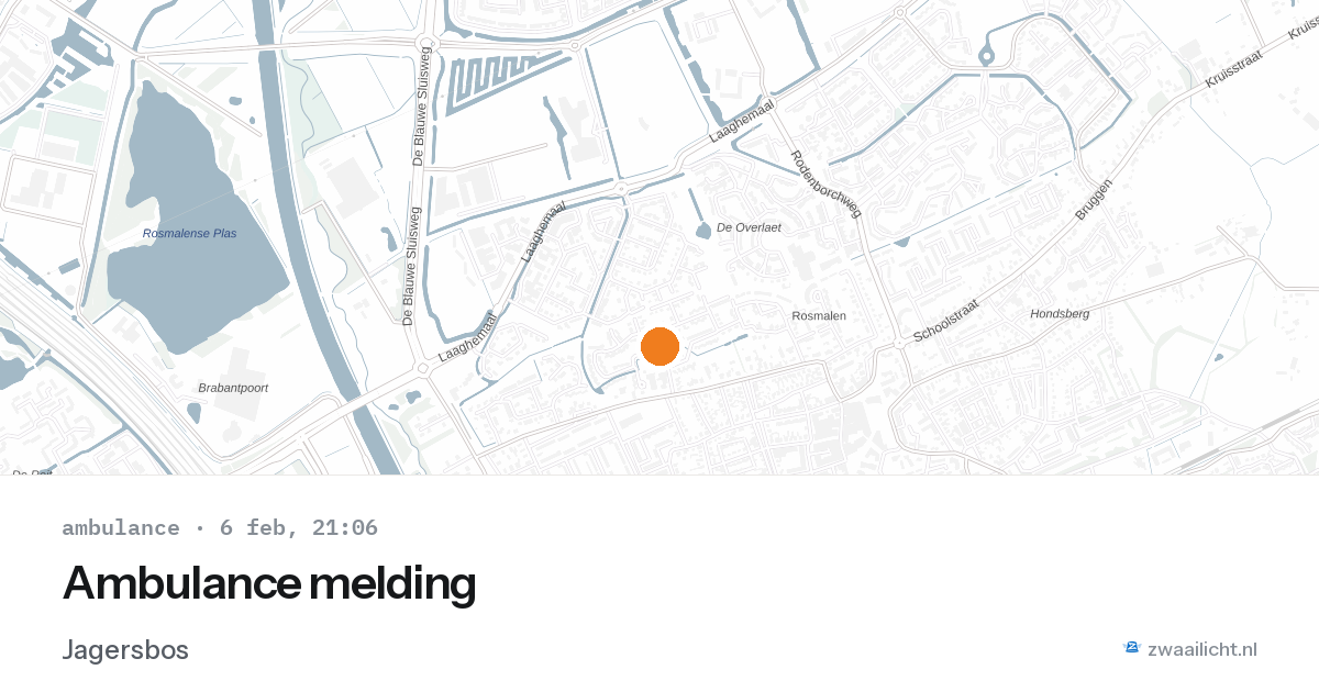 Ambulance melding — 6 feb 2026