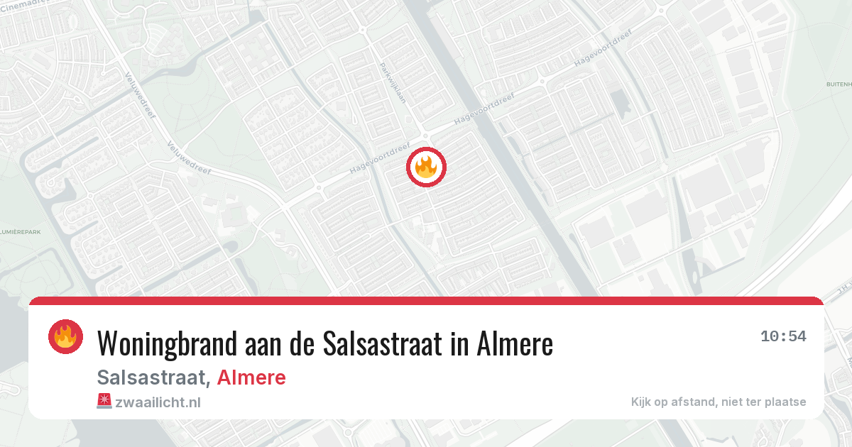 Woningbrand aan de Salsastraat in Almere — 7 mei 2026