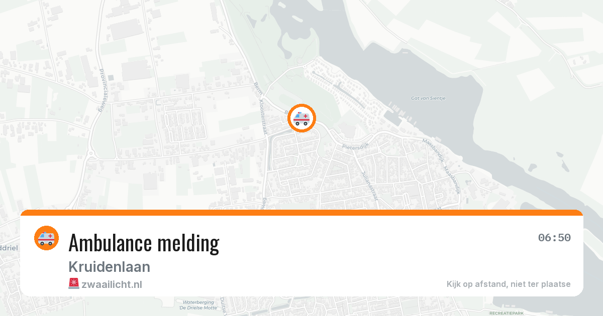 Ambulance melding — 19 mei 2026