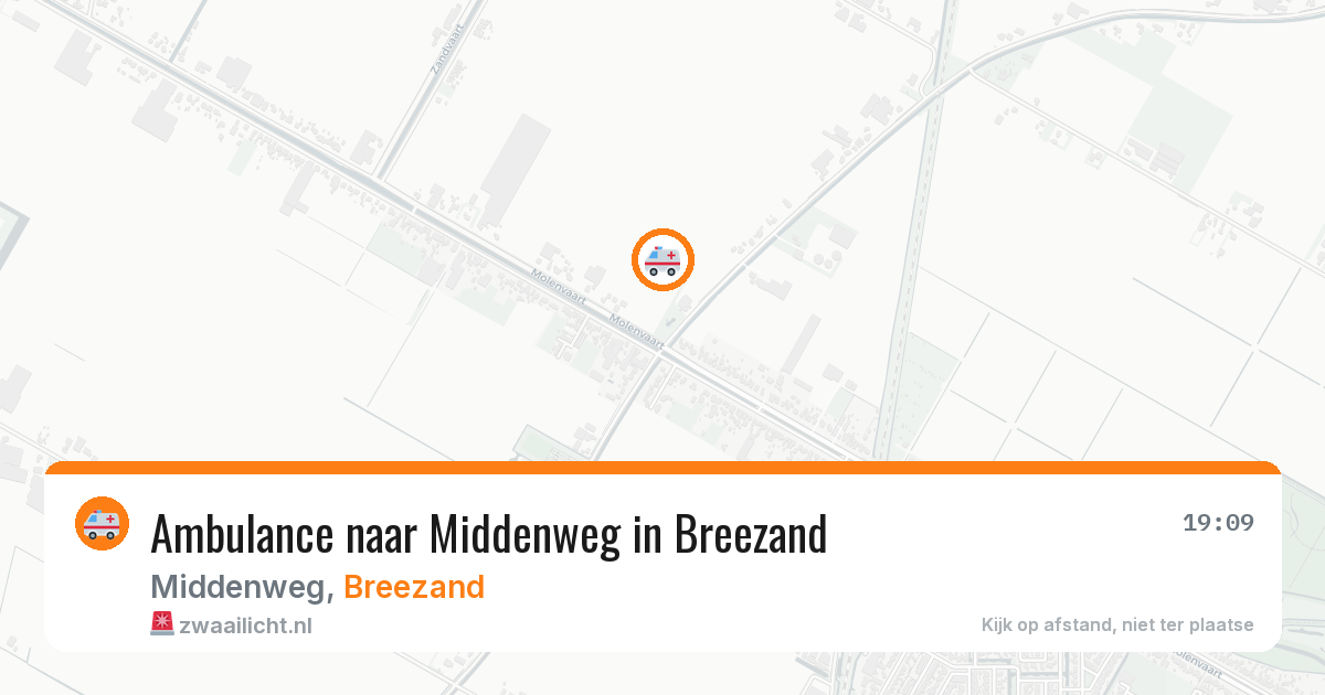 Ambulance naar Middenweg in Breezand — 17 apr 2026