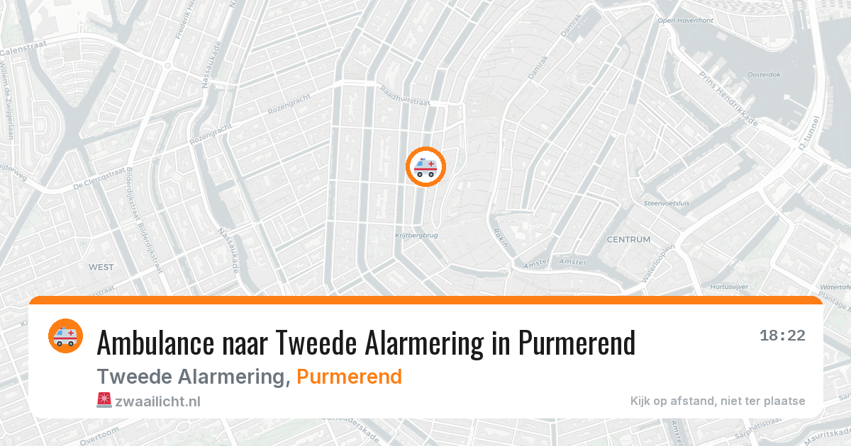 Ambulance naar Tweede Alarmering in Purmerend — 24 jun 2026