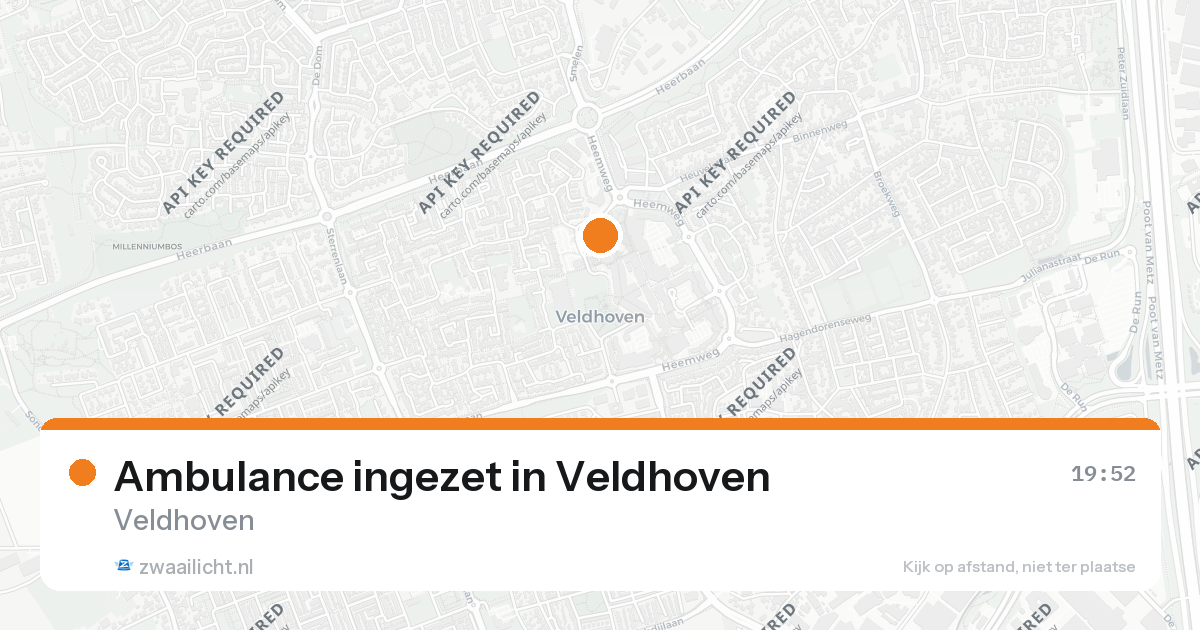 Ambulance ingezet in Veldhoven — 15 jul 2026