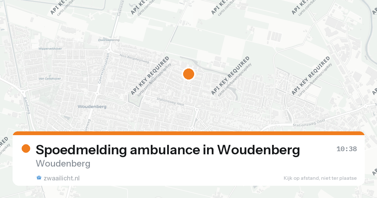 Spoedmelding ambulance in Woudenberg — 26 aug 2026