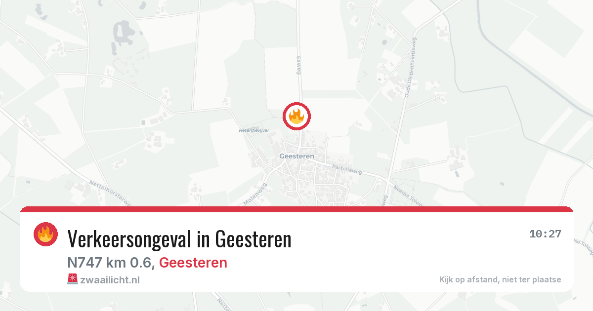 Verkeersongeval in Geesteren — 20 apr 2026