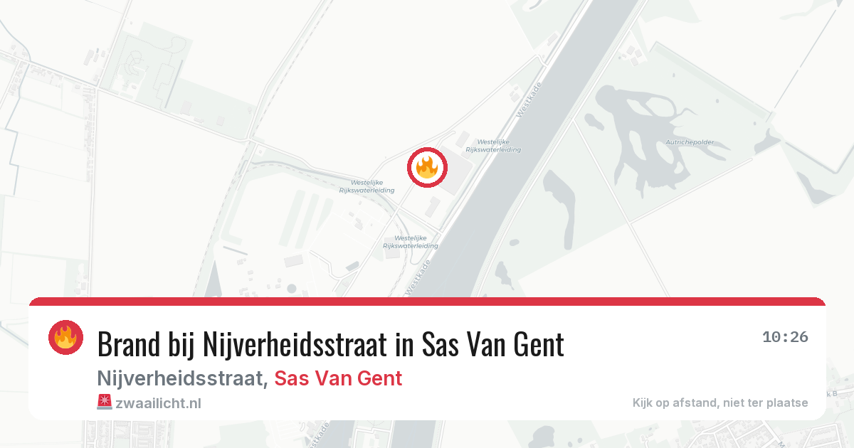 Brand bij Nijverheidsstraat in Sas Van Gent — 4 jun 2026