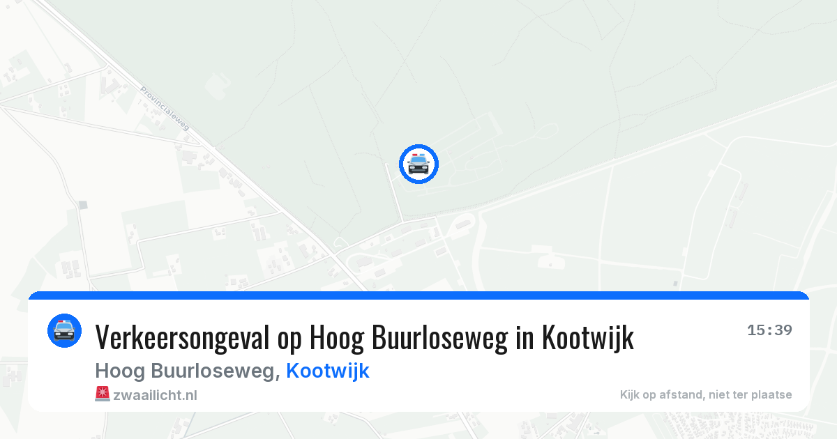 Verkeersongeval op Hoog Buurloseweg in Kootwijk — 10 mei 2026