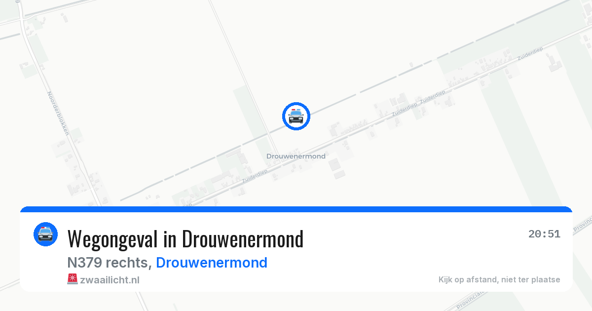 Wegongeval in Drouwenermond — 24 jan 2026