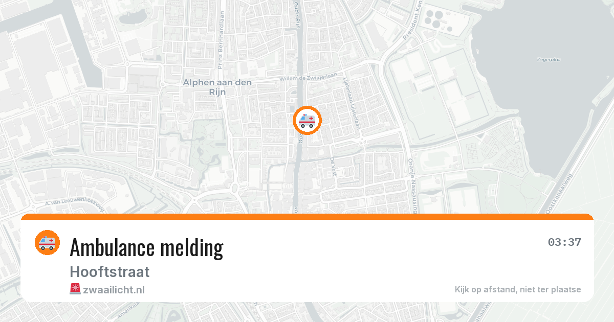 Ambulance melding — 20 jun 2026