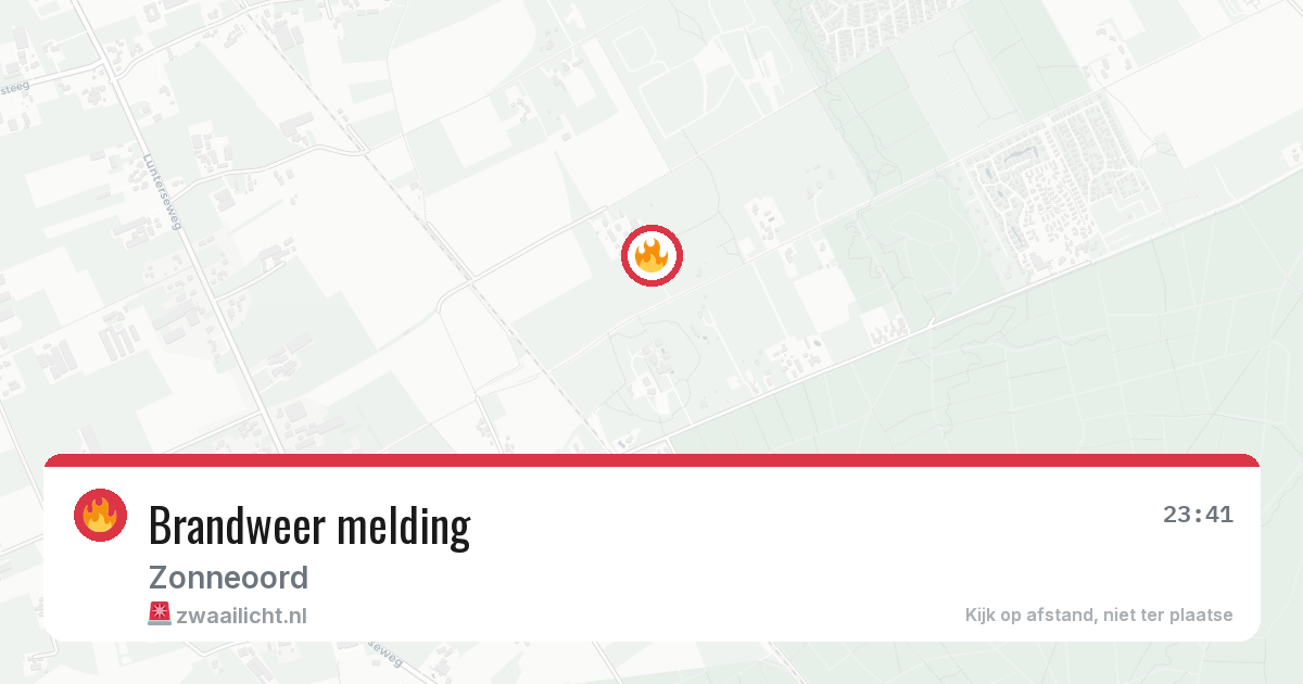 Brandweer melding — 26 jun 2026