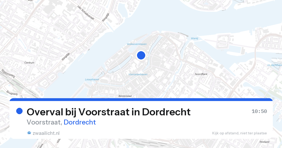 Overval bij Voorstraat in Dordrecht — 28 aug 2026