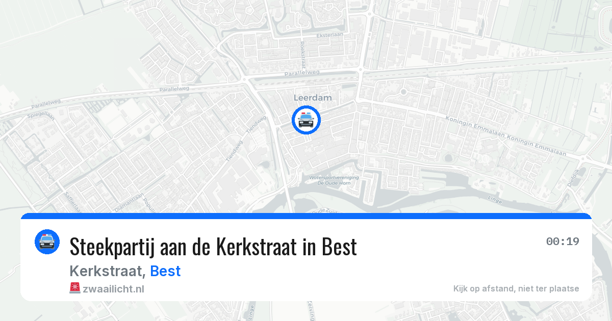 Steekpartij aan de Kerkstraat in Best — 6 jul 2026