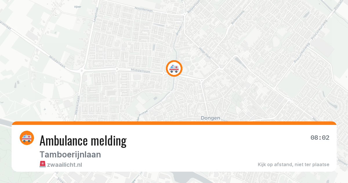 Ambulance melding — 23 feb 2026