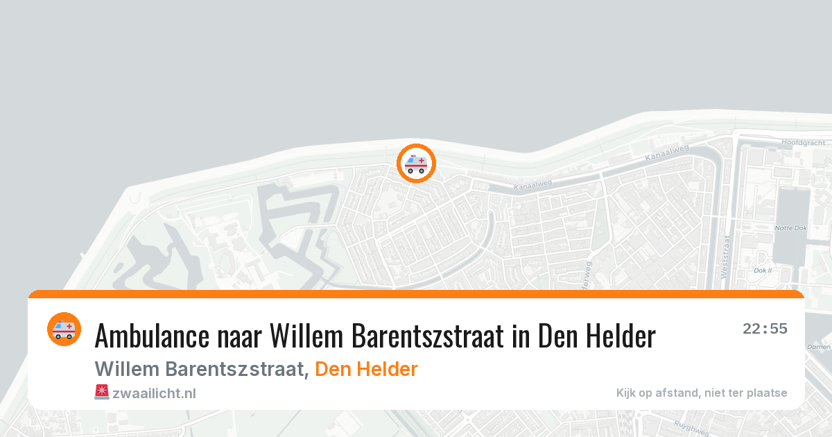 Ambulance naar Willem Barentszstraat in Den Helder — 12 aug 2026