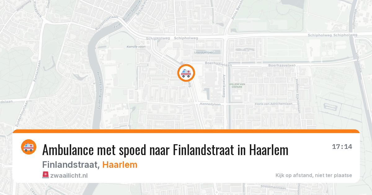 Ambulance met spoed naar Finlandstraat in Haarlem — 12 feb 2026