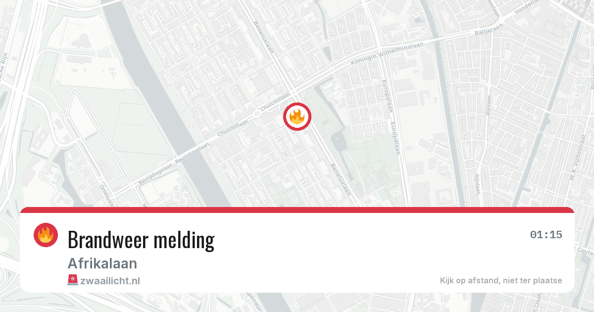 Brandweer melding — 23 jun 2026