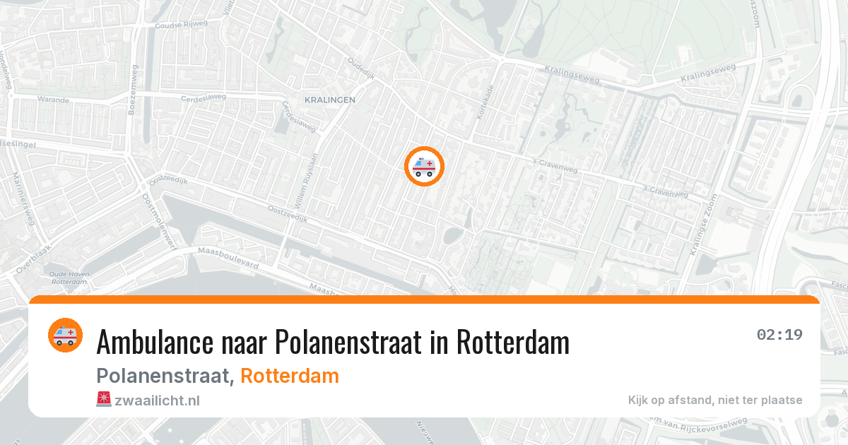 Ambulance naar Polanenstraat in Rotterdam — 3 jun 2026