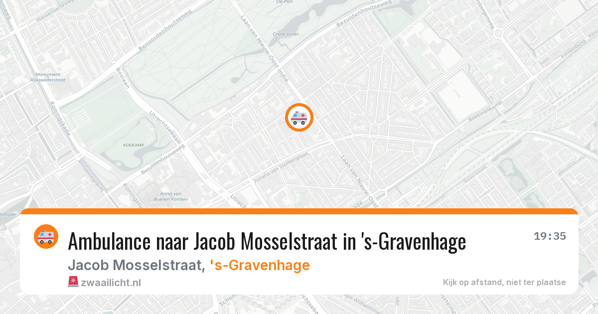 Ambulance naar Jacob Mosselstraat in 's-Gravenhage — 2 jun 2026