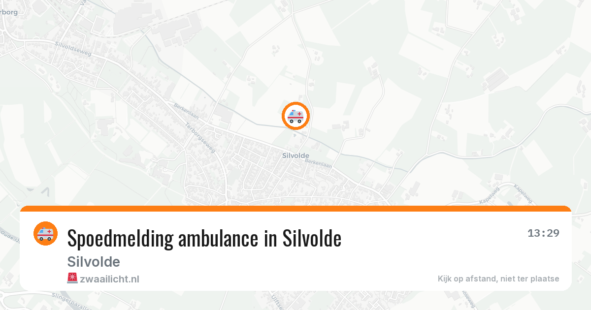 Spoedmelding ambulance in Silvolde — 2 aug 2026