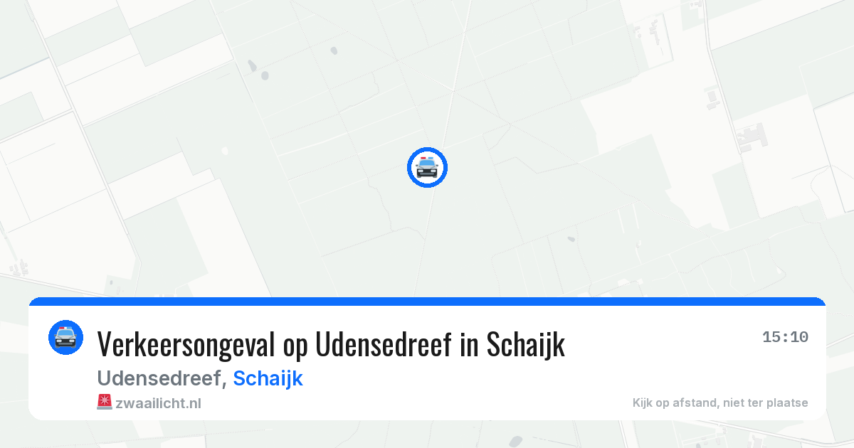 Verkeersongeval op Udensedreef in Schaijk — 5 jun 2026