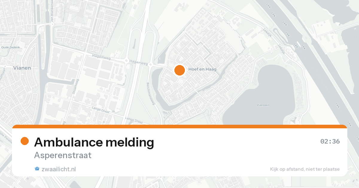 Ambulance melding — 8 feb 2026