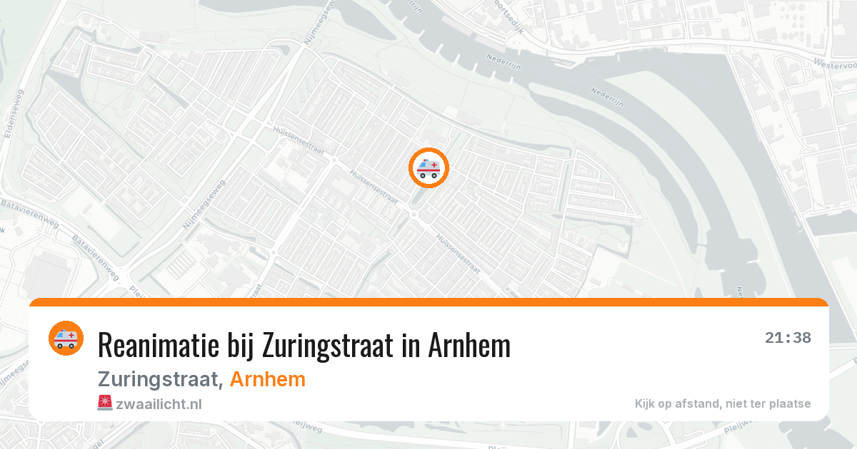Reanimatie bij Zuringstraat in Arnhem — 26 apr 2026