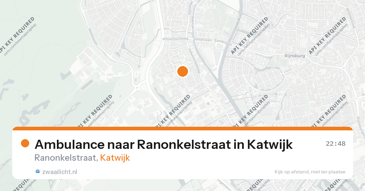 Ambulance naar Ranonkelstraat in Katwijk — 24 jul 2026