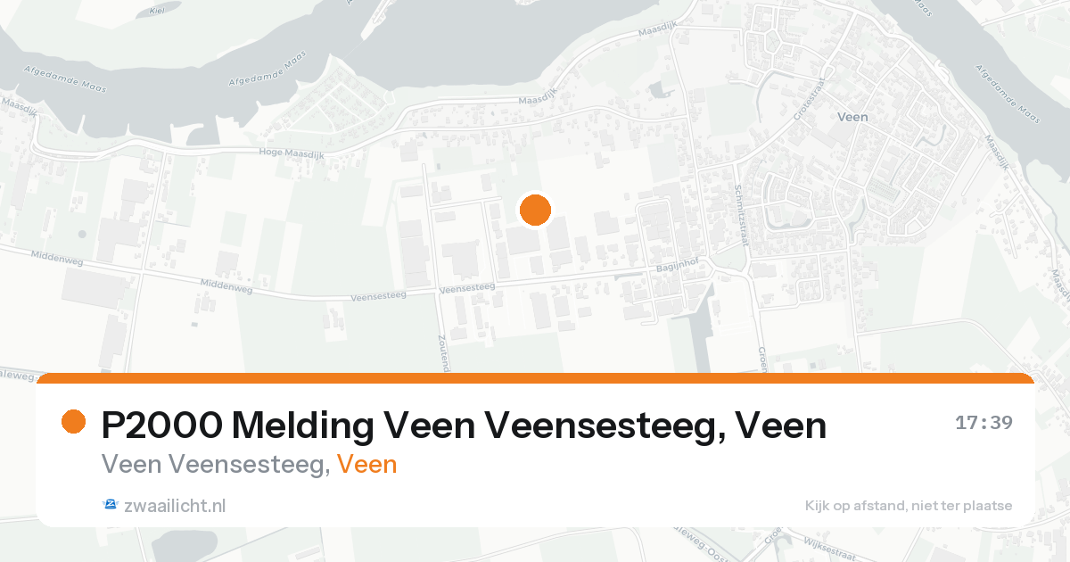 P2000 Melding Veen Veensesteeg, Veen — 30 jan 2026
