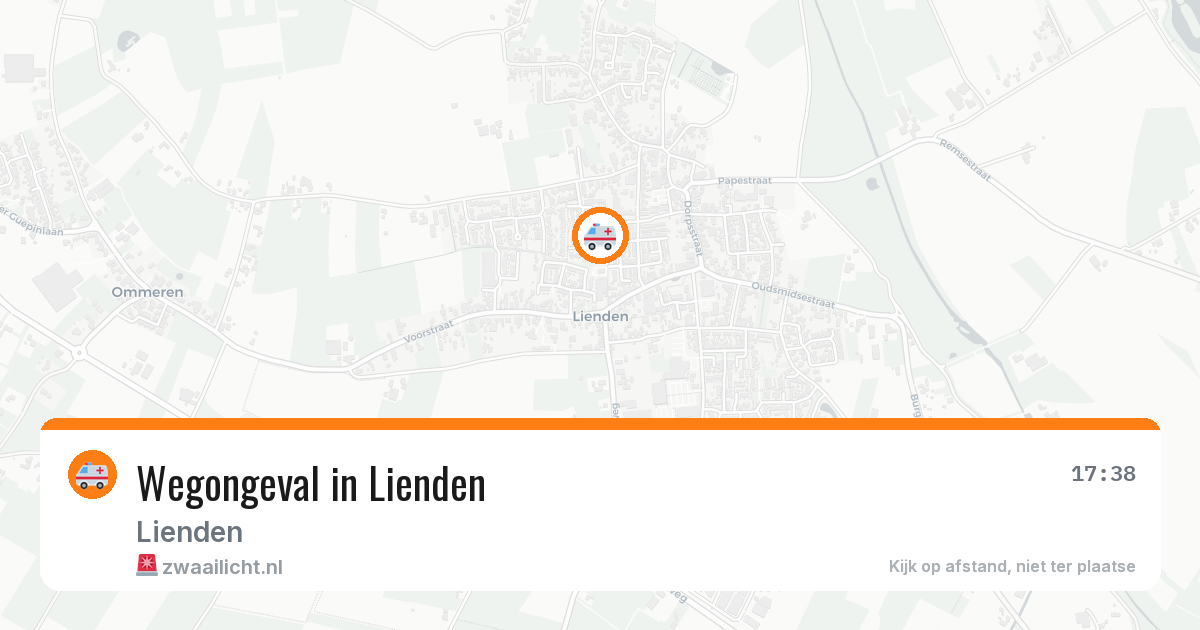 Wegongeval in Lienden — 30 jun 2026