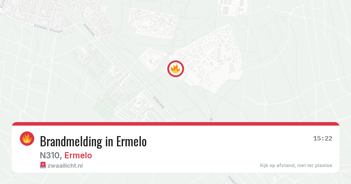 Brandmelding in Ermelo — 5 jul 2026