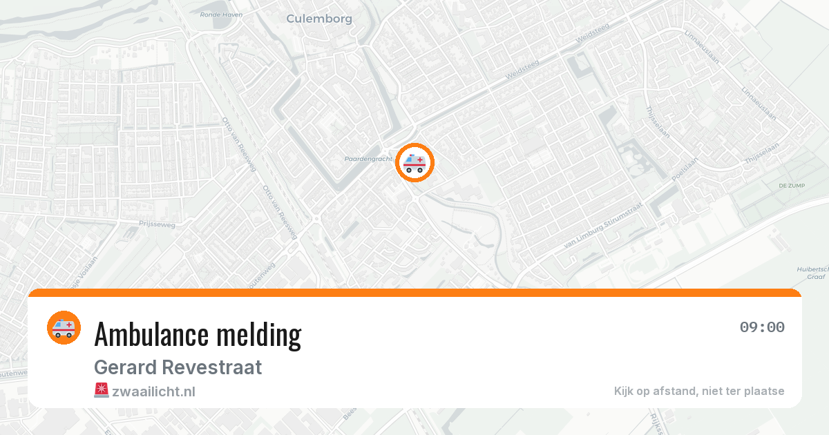 Ambulance melding — 16 jun 2026