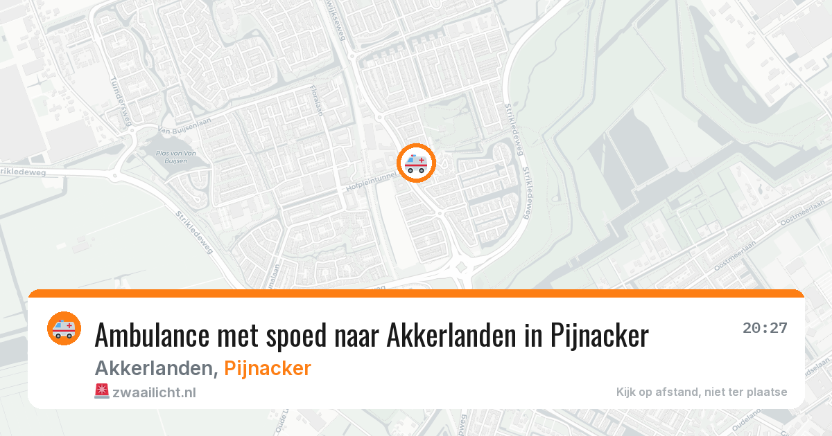 Ambulance met spoed naar Akkerlanden in Pijnacker — 30 apr 2026