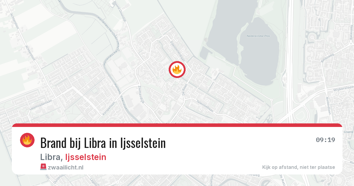 Brand bij Libra in Ijsselstein — 20 jun 2026