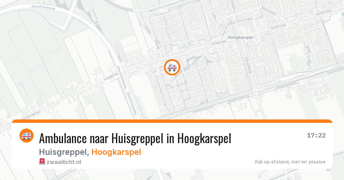 Ambulance naar Huisgreppel in Hoogkarspel — 5 aug 2026