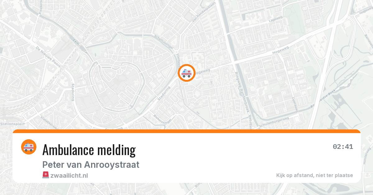Ambulance melding — 23 apr 2026