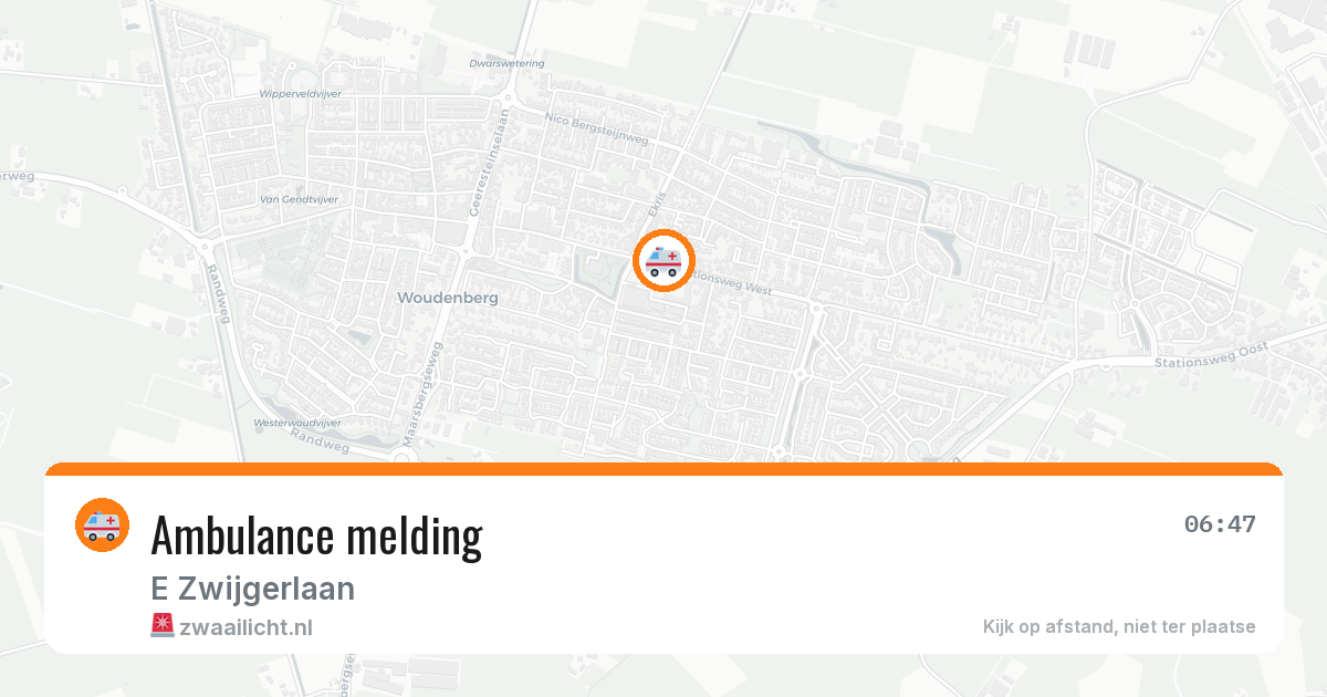 Ambulance melding — 23 feb 2026