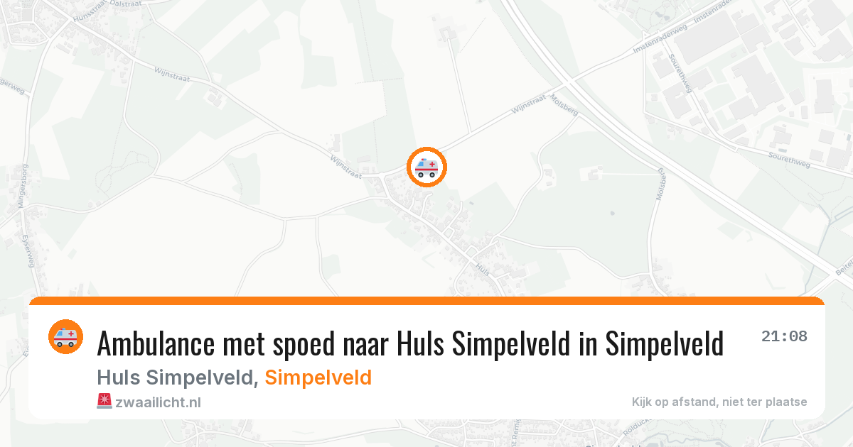 Ambulance met spoed naar Huls Simpelveld in Simpelveld — 7 feb 2026