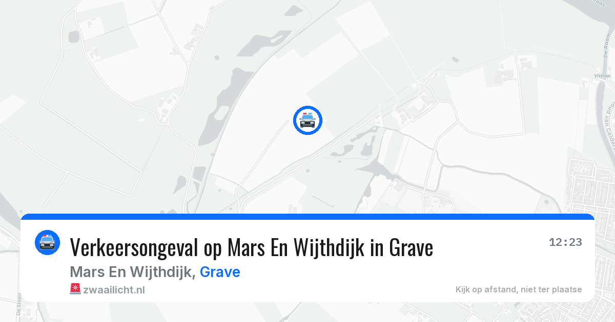 Verkeersongeval op Mars En Wijthdijk in Grave — 25 mei 2026