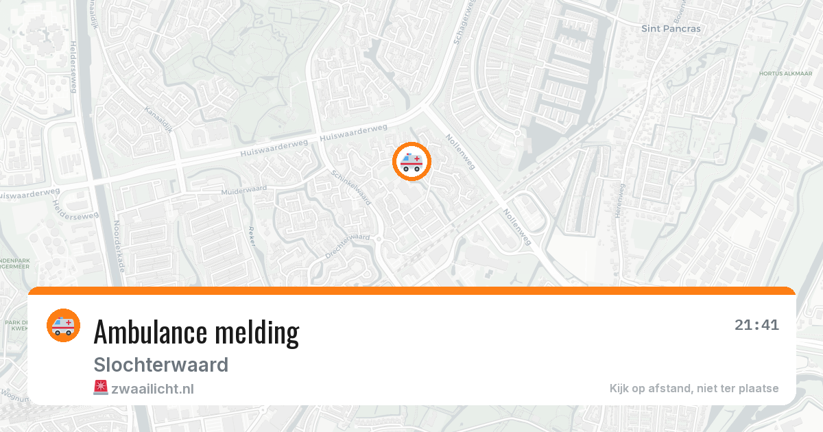 Ambulance melding — 20 jun 2026