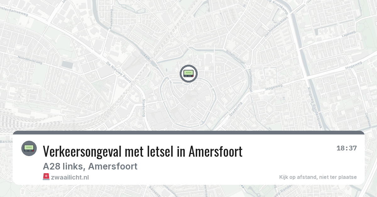 Verkeersongeval met letsel in Amersfoort — 5 feb 2026