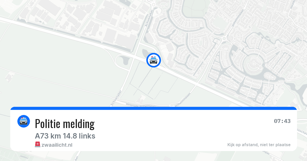 Politie melding — 11 jun 2026