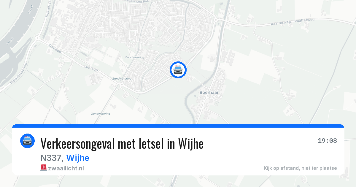 Verkeersongeval met letsel in Wijhe — 28 jun 2026