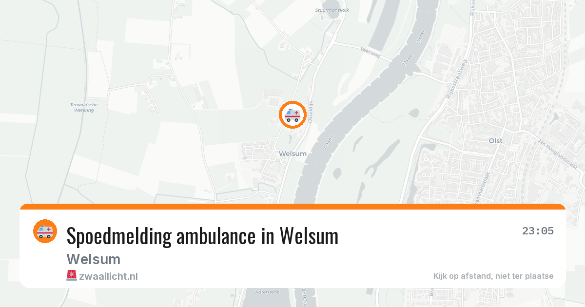 Spoedmelding ambulance in Welsum — 17 jan 2026