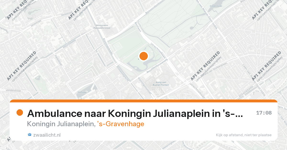 Ambulance naar Koningin Julianaplein in 's-Gravenhage — 26 aug 2026