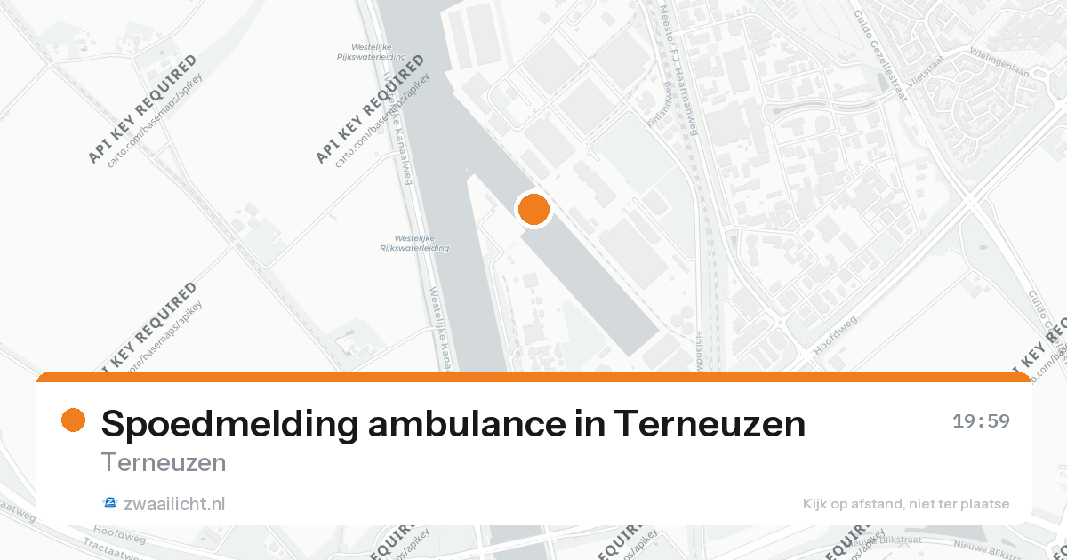 Spoedmelding ambulance in Terneuzen — 25 aug 2026