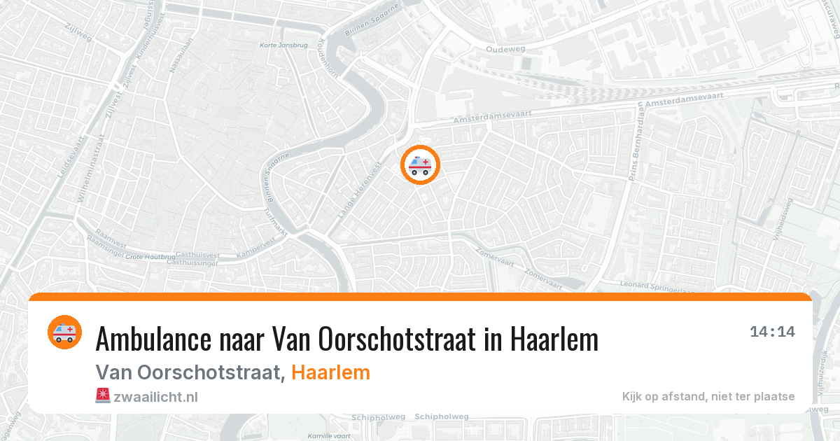 Ambulance naar Van Oorschotstraat in Haarlem — 27 mei 2026