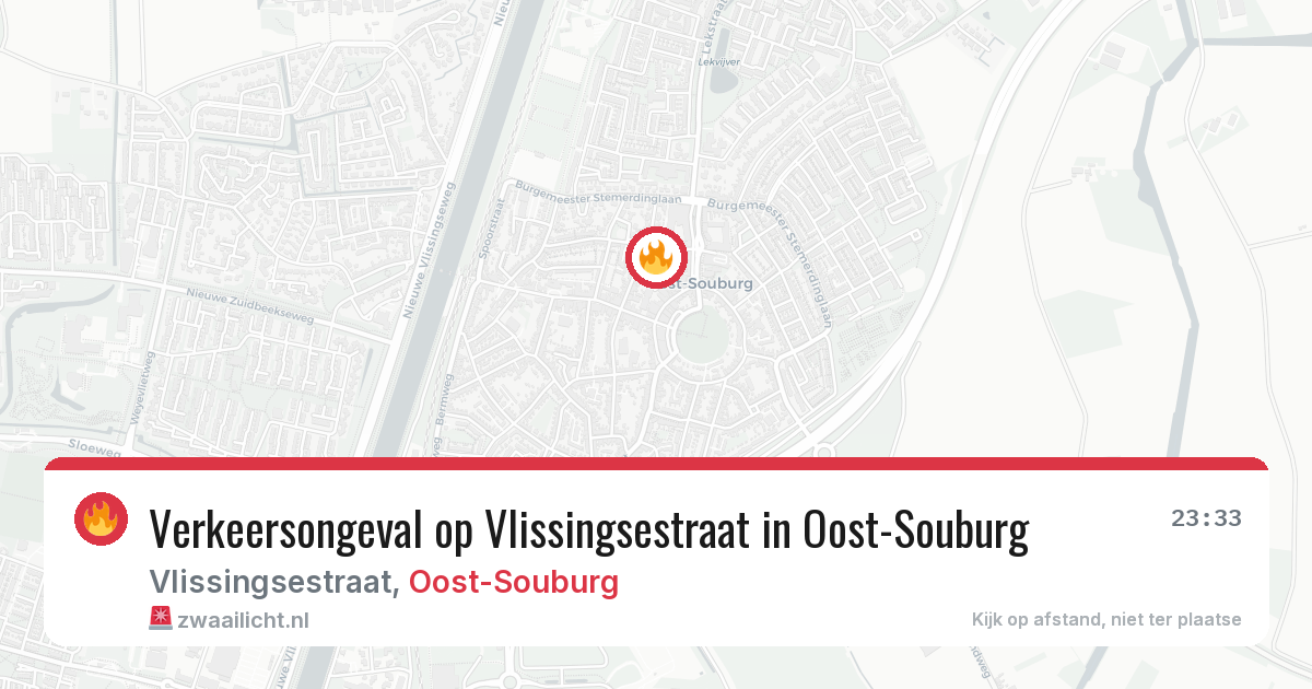 Verkeersongeval op Vlissingsestraat in Oost-Souburg — 28 mei 2026
