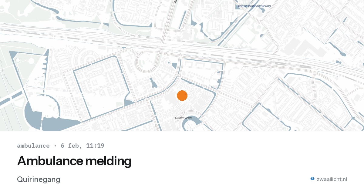 Ambulance melding — 6 feb 2026