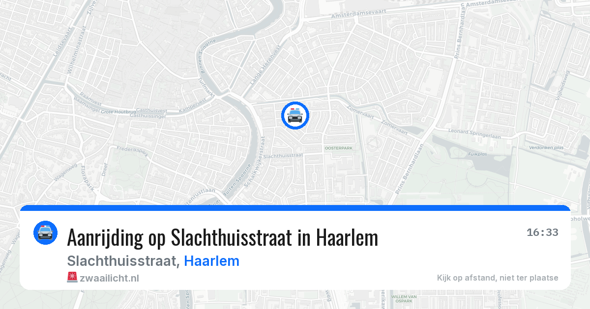 Aanrijding op Slachthuisstraat in Haarlem — 12 aug 2026